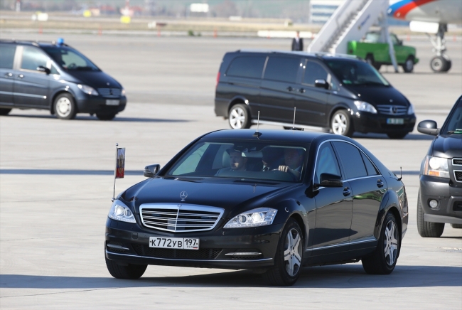 Cumhurbaşkanı Erdoğan, Ruhani ve Putin'i uğurladı